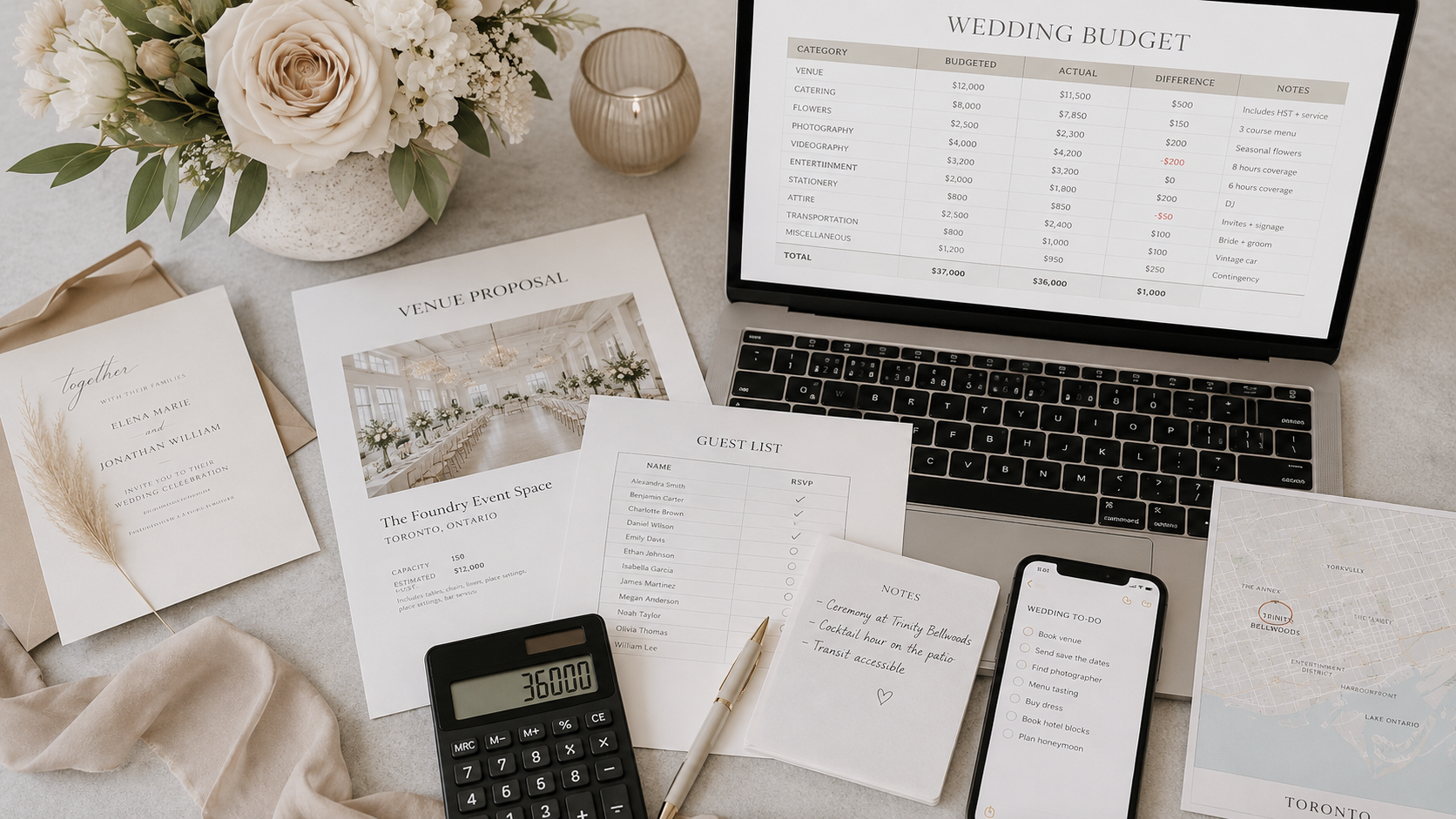 Toronto Wedding Cost Estimator and Is My Budget Realistic?